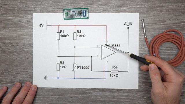 PT1000 Temperatur Messwandler bauen mit dem Arduino #aeqweb смотреть онлайн
