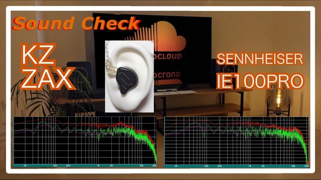 KZ ZAX vs SENNHEISER IE100PRO [IEMs Chinese In-Ear Sound Comparison 中華イヤホン音比較] смотреть онлайн