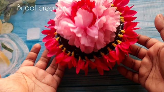 Hair Bun / How To Make A Floral Hair Bun