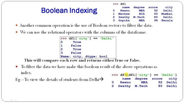 XII Informatics Practices - DataFrame | Boolean Indexing смотреть онлайн