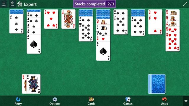 Microsoft Solitaire Collection: Spider - Expert - July 2, 2023 смотреть онлайн