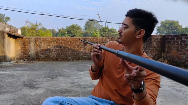 TELESIN Extended 3m Selfie Stick Review India - Hindi