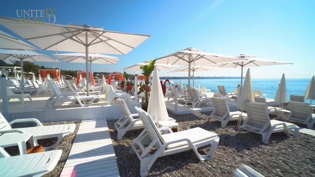 Antalya Konyaaltı beach Park - United World media production смотреть онлайн