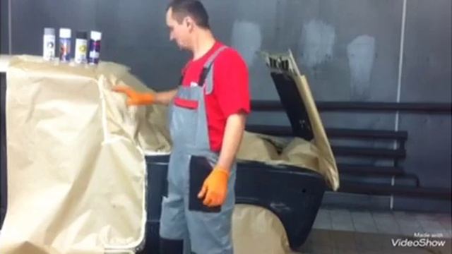 Покраска автомобиля аэрозольным баллончиком. АВТОКОЛОР.М Ремонт в гараже смотреть онлайн