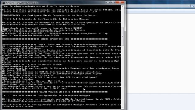 Cómo desinstalar Oracle Database 11g R2 en Windows 7(x86x64) смотреть онлайн