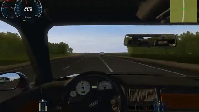 City Car Driving | Audi RS2 Gezinti #3 смотреть онлайн