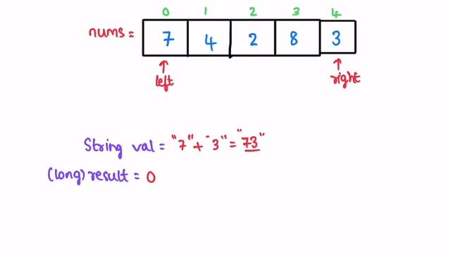 Leetcode | 2562. Find the Array Concatenation Value | Easy | Java Solution смотреть онлайн