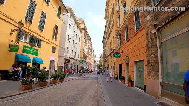 Genoa (Genova), Italy Walking Tour (4k Ultra HD 60fps) - With Captions смотреть онлайн