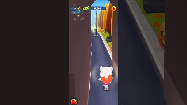 Том за золотом конец 2 уровня Talking Tom: Gold Run #томзазолотом #говорящийтомидрузья