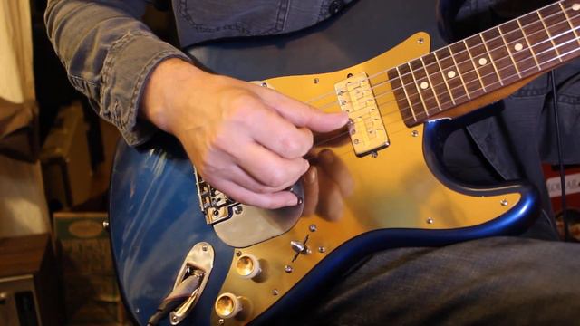 Waterslide Coodercaster LP Blue w/Mojo 'Valco' Lap Steel & 'Teisco' Gold Foil Pickups смотреть онлайн