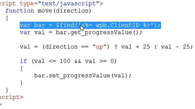 WebProgressBar: Setting the Value смотреть онлайн