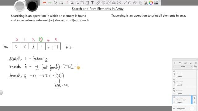 5. Search and Traverse in an Array | DSA Tutorial смотреть онлайн