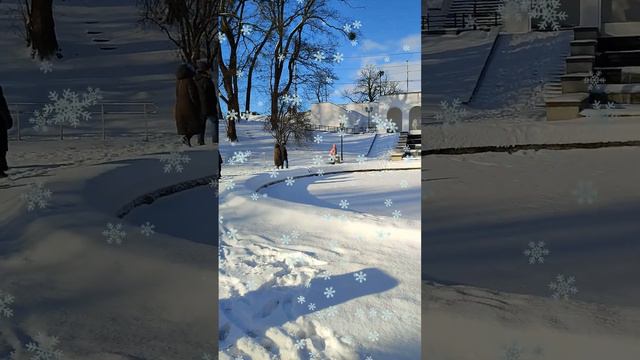 Калининград. Озеро Нижнее. Зима... #Калининград #Kenigsberg #озероНижнее #Schloßteich #зима смотреть онлайн