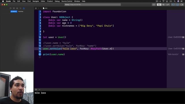 Key-Value Coding (KVC) | Swift 4, Xcode 10 смотреть онлайн