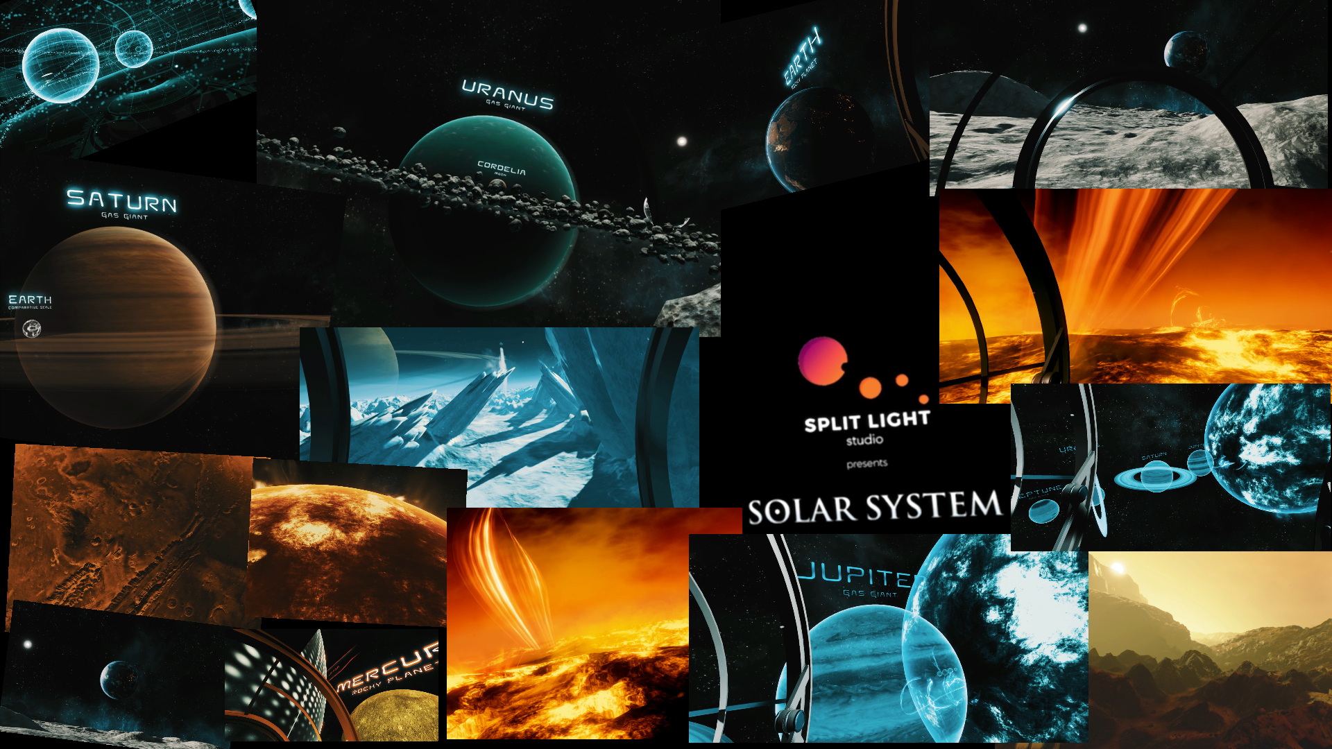 Солнечная система.Solar System.VR смотреть онлайн