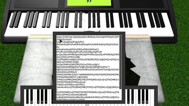 Undertale song roblox piano смотреть онлайн