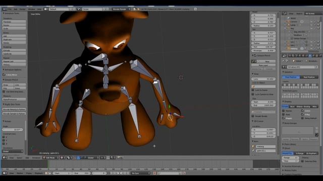 Blender to Unity-3D rig for Mecanim tutorial смотреть онлайн