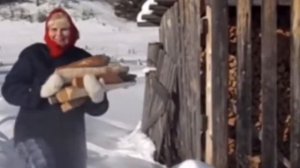 В этой деревне огни не погашены! Зимняя песня.  Венера Истоцкая.