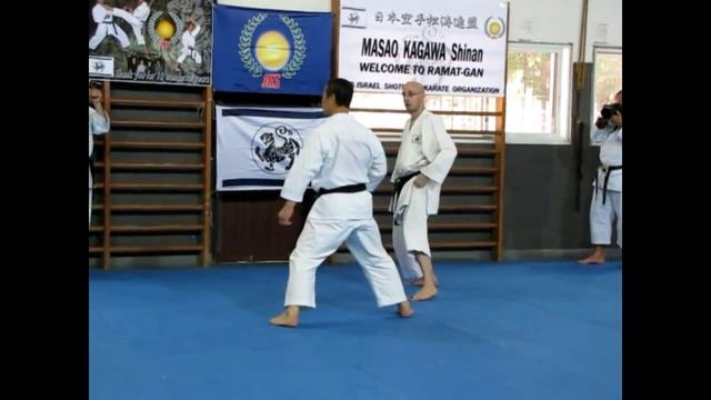 Junro Yondan Kata bunkai Masao KAGAWA Sensei смотреть онлайн