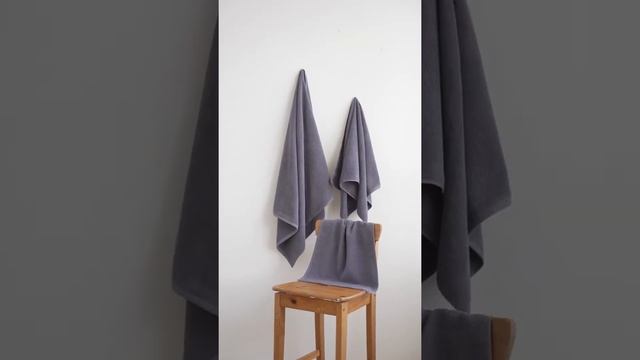 Полотенце махровое банное 50х100см, 70х140см, цвет бежевый/серый смотреть онлайн