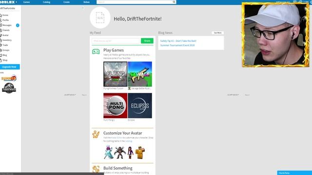 MAKING DRIFT from FORTNITE a ROBLOX ACCOUNT!! смотреть онлайн