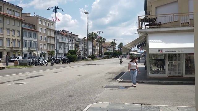 Viareggio. Italy. Toscana. Виареджо. Италия. Тоскана. Campeggio Paradiso. смотреть онлайн