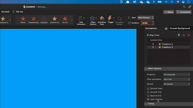 Making a confetti animation in PowerPoint смотреть онлайн