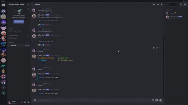 How to Set Up Color Roles with Color Chan Bot (+And Other Things, Discord) смотреть онлайн