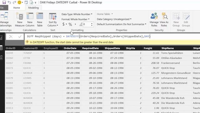 DAX Fridays! #17: DATEDIFF смотреть онлайн