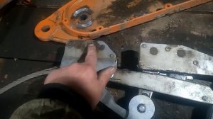 Очередной ремонт рычажной  лебёдки 1,6 т.