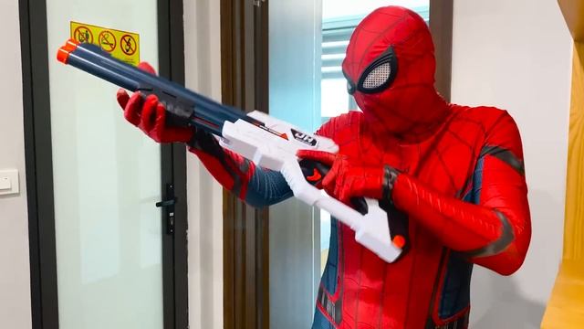 TEAM SPIDER-MAN vs BAD GUY TEAM | NEW GUY Is GOOD HERO ?? ( Live Action ) Full - SPLife TV смотреть онлайн