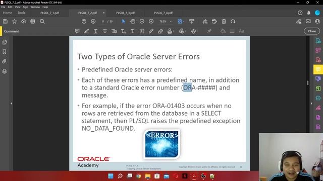 Oracle PL/SQL - Section 7 смотреть онлайн