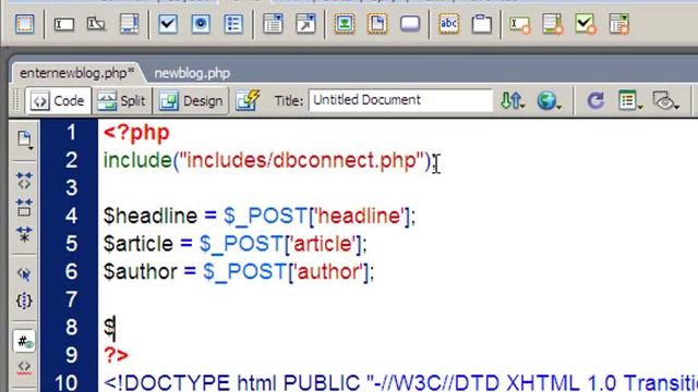 11. Web form to insert a record into a database смотреть онлайн