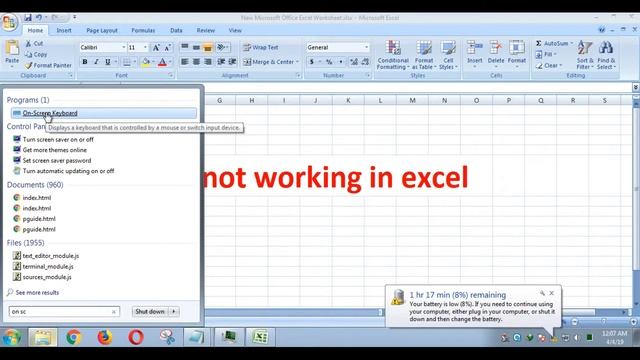 Arrow keys not working in Excel (Fixed) смотреть онлайн
