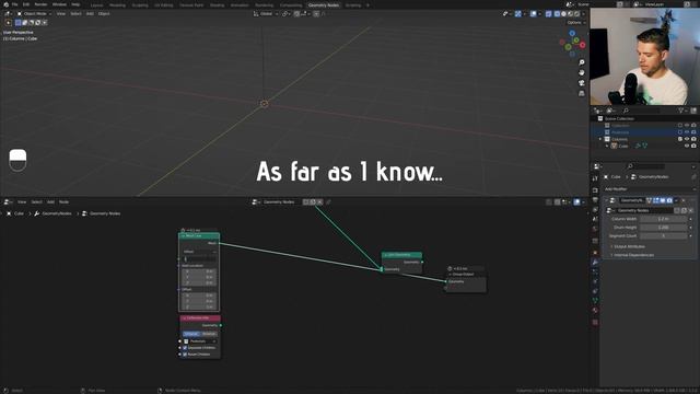 Geometry Nodes Procedural Modelling [Ancient Greek Column] смотреть онлайн