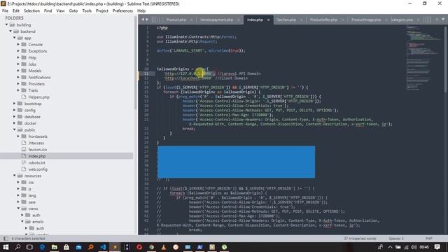 LARAVEL CORS - Solving CORS ISSUE using Index php in Laravel Public Folder 2021 смотреть онлайн