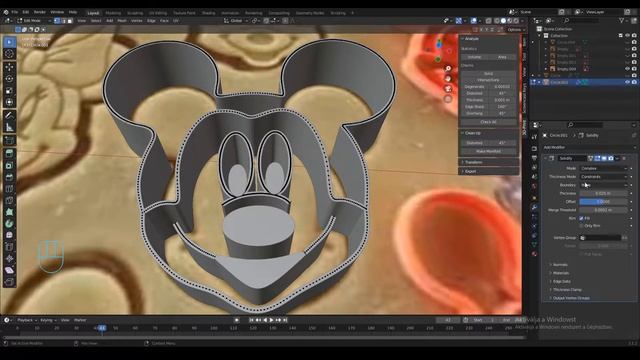 Modeling Cookie cutter in Blender смотреть онлайн
