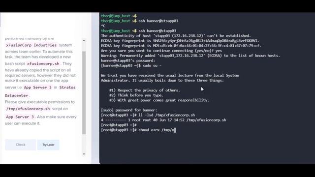 Linux File Permissions смотреть онлайн