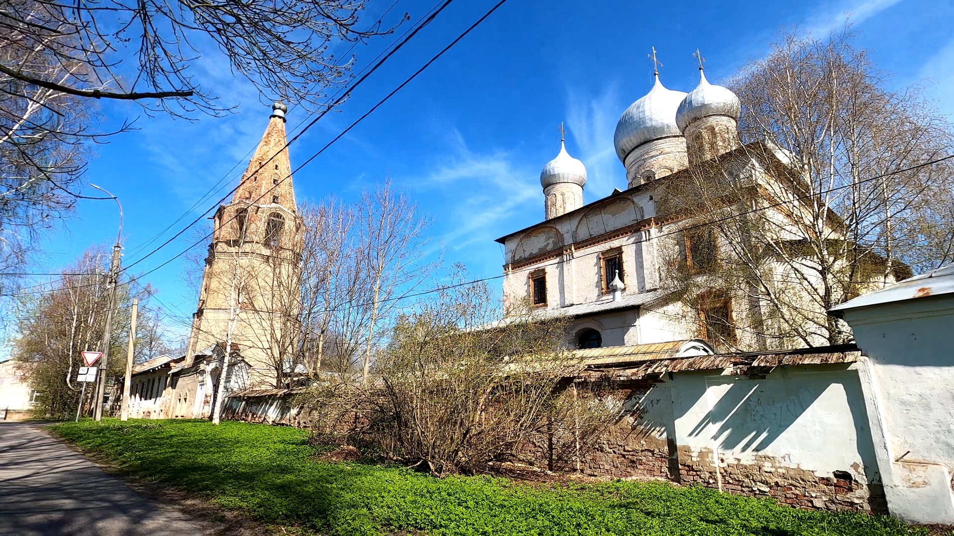 Прогулка по Торговой стороне Великого Новгорода и Новгородский детинец. Весна 2024 #великийновгород смотреть онлайн