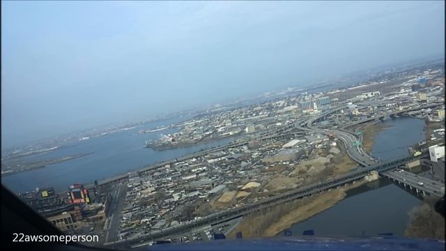 Landing At LaGuardia Cockpit View [HD] смотреть онлайн