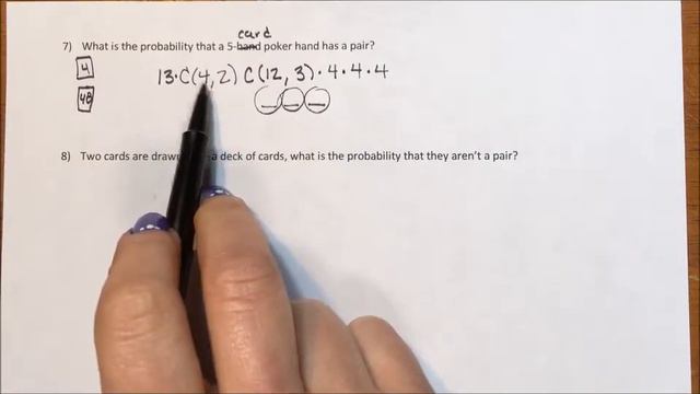 Probability - a pair of cards смотреть онлайн