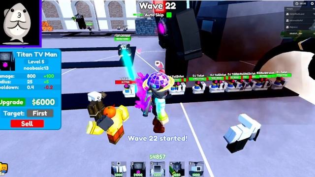 Играем в Toilet Tower Defense | Roblox смотреть онлайн