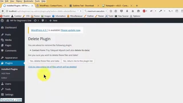 18 installing WordPress Plugins in the directory by upload - Bizanosa смотреть онлайн