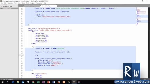 Creación de un CRUD con PHP y SQL SERVER смотреть онлайн