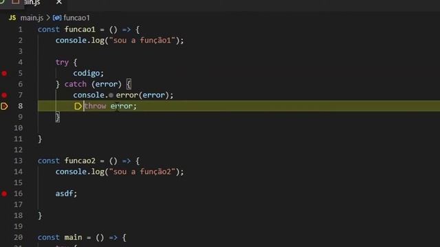 18 - Níveis de try / catch - #JavaScript #Avancado смотреть онлайн