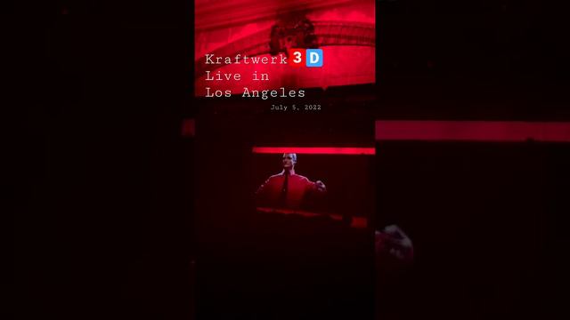 #kraftwerk live in #losangeles #synthesizer #trippyvisuals #electronicmusic #germany #3d #legendary смотреть онлайн
