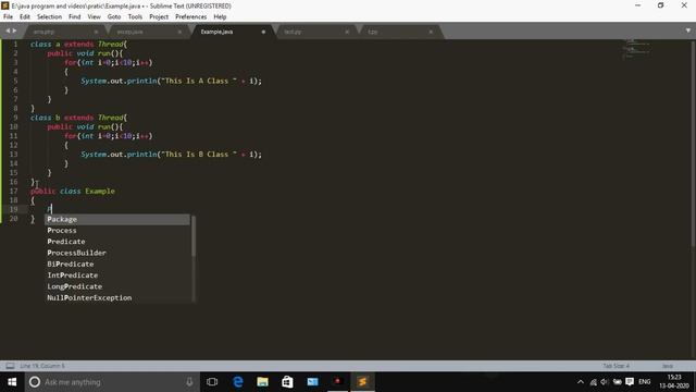 Java Tutorial | Thread Class | Tutorial By Apurba Santra смотреть онлайн