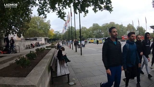 Oxford Street to Knightsbridge road via Hyde Park | London City Walk смотреть онлайн