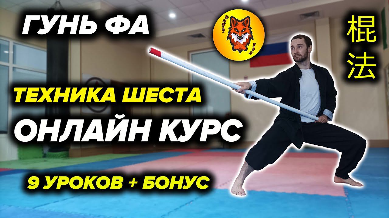 Техника Шеста. Онлайн Курс Кунг-Фу смотреть онлайн