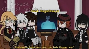 BSD react to Dazai Osamu (Meursault)